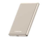CANYON Powerbank OnPower 505 slim Magsafe 5000 mAh PD20W beżowy - 1320621 - zdjęcie 2